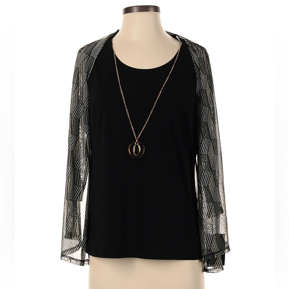 Stitch Collection Elegant Black Blouse
